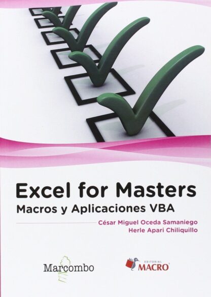 Excel for Masters . Macros y Aplicaciones VBA