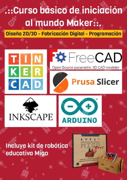 Curso de introducción al diseño 2D y 3D